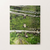 (Kanada) Gänsegrün Puzzle (Vertikal)