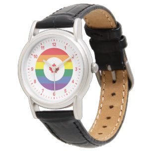 Kanada-Gay Pride Armbanduhr
