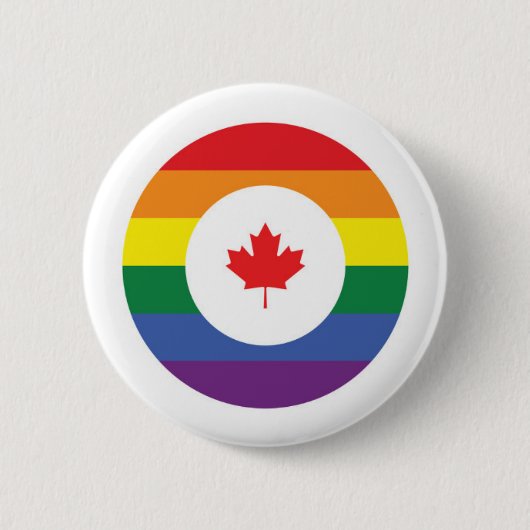 Kanada-Gay Pride Button (Vorderseite)
