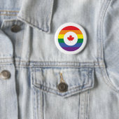 Kanada-Gay Pride Button (Beispiel)