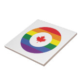 Kanada-Gay Pride Fliese (Seite)