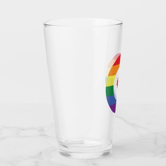 Kanada-Gay Pride Glas (Rechts)