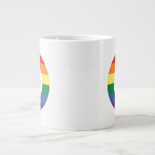 Kanada-Gay Pride Jumbo-Tasse (Vorderseite)