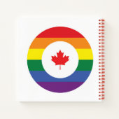Kanada-Gay Pride Notizblock (Rückseite)