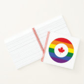 Kanada-Gay Pride Notizblock (Innenseite)