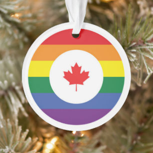 Kanada-Gay Pride Ornament
