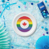 Kanada-Gay Pride Pappteller (Party)