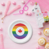 Kanada-Gay Pride Pappteller (Party)