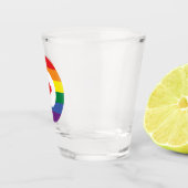 Kanada-Gay Pride Schnapsglas (Rechts)