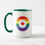 Kanada-Gay Pride Tasse (Links)