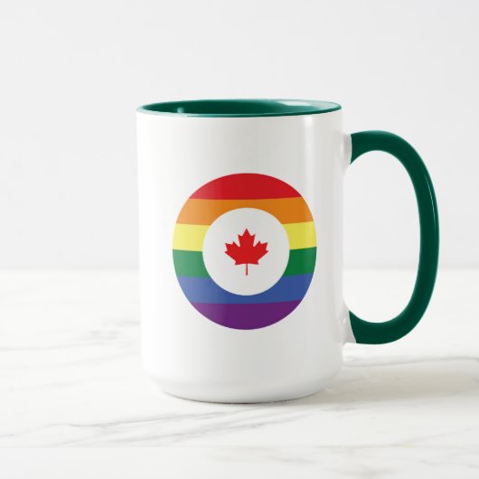 Kanada-Gay Pride Tasse (Rechts)
