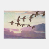 Kanada Geflügel im Frühjahr von Newell Convers Wye Fußmatte (Vorderseite)