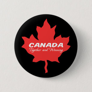Kanada gemeinsam und gewinnend button