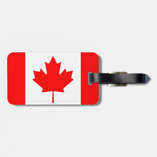 Kanada Gepäckmarke Gepäckanhänger (Rückseite horizontal)
