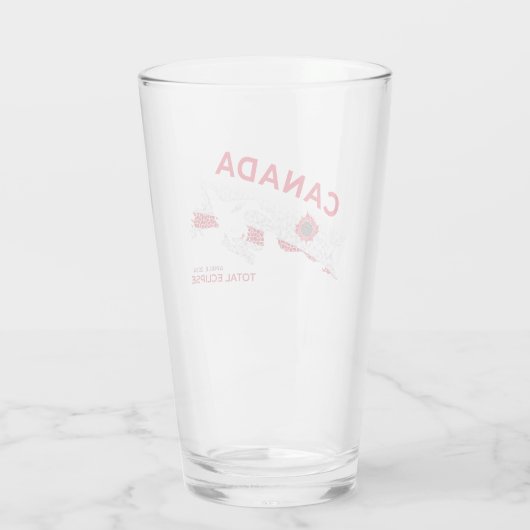 Kanada Gesamtes Eclipse-Glas Glas (Rückseite)