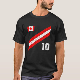 Kanada Geschenk Flagge Varsity Kanadisch Toronto R T-Shirt