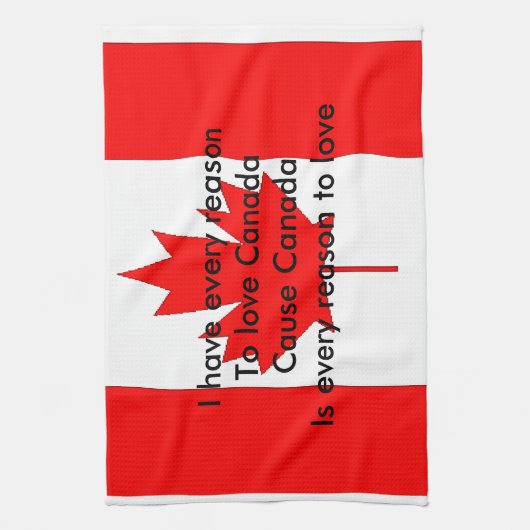 Kanada Geschirrtuch (Vertikal)
