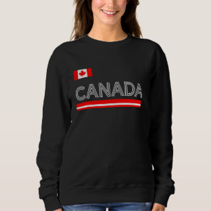 Kanada Gift Flag Varsity Canadian Toronto Retro Vi Sweatshirt