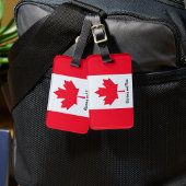Kanada '' Glorious and Free Luggage Tag Gepäckanhänger