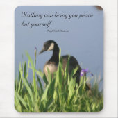 Kanada Going Inner Peace Zitat Mousepad (Vorne)