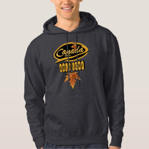 Kanada Gold Leaf Doppelseitig Hoodie