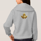 Kanada Gold Medal Girl's Canada Hooded Jackets Hoodie (Rückseite)