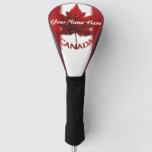 Kanada Golf Geschenke Kanada Ahorn Leaf Fahrer Abd Golf Headcover (Vorderseite)