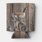 KANADA GOOSE AN DER BARN-BOARD DOSENKÜHLER (Vorderseite)