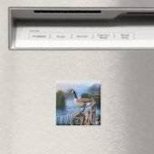 KANADA GOOSE AUF DER SHASTA MAGNET (In Situ (Geschirrspüler))