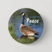 Kanada Goose Peace Inspiration Button (Vorderseite)