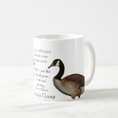 Kanada GooseMary Oliver White Coffee Tasse (VorderseiteRechts)
