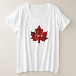 KANADA GROßE GRÖßE T-Shirt