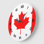 Kanada Große Wanduhr (Winkel)