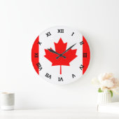 Kanada Große Wanduhr (Zuhause)