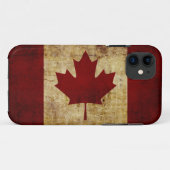 Kanada/grunged Flagge Case-Mate iPhone Hülle (Rückseite (Horizontal))