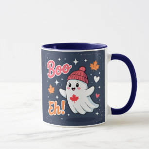 Kanada Halloween Ghost Boo Eh Tasse