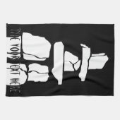 Kanada Handtuch Personalisiert Vancouver Teetuch (Horizontal)