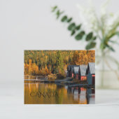 Kanada. Herbst.  Postkarte (Stehend Vorderseite)