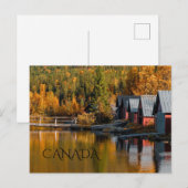 Kanada. Herbst.  Postkarte (Vorne/Hinten)