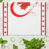 Kanada-Herz Geschirrtuch (Gefaltet)