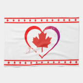 Kanada-Herz Geschirrtuch (Horizontal)