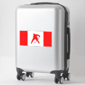Kanada Hockey Aufkleber (Koffer)