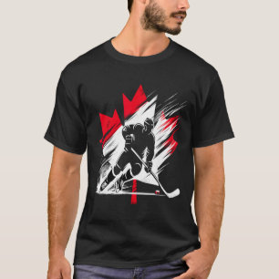 Kanada Hockey-Flagge T-Shirt