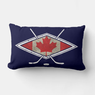 Kanada-Hockey-Flaggen-Logo-Kissen Lendenkissen