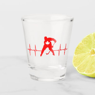 Kanada Hockey Schnapsglas