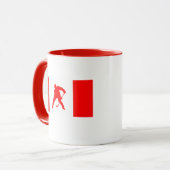 Kanada Hockey Tasse (Vorderseite Links)