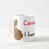 Kanada I Liebe Meine Zuhause Kaffeetasse (Vorderseite Links)