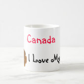 Kanada I Liebe Meine Zuhause Kaffeetasse (Mittel)