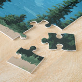 Kanada Illustration Travel Art Vintag Puzzle (Seite)