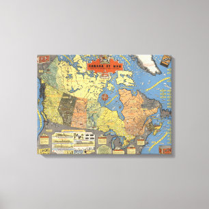 Kanada im Krieg Leinwanddruck